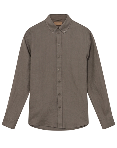 Mos Mosh Gallery - MMGTheo Linen Hemd - Toasted Coconut